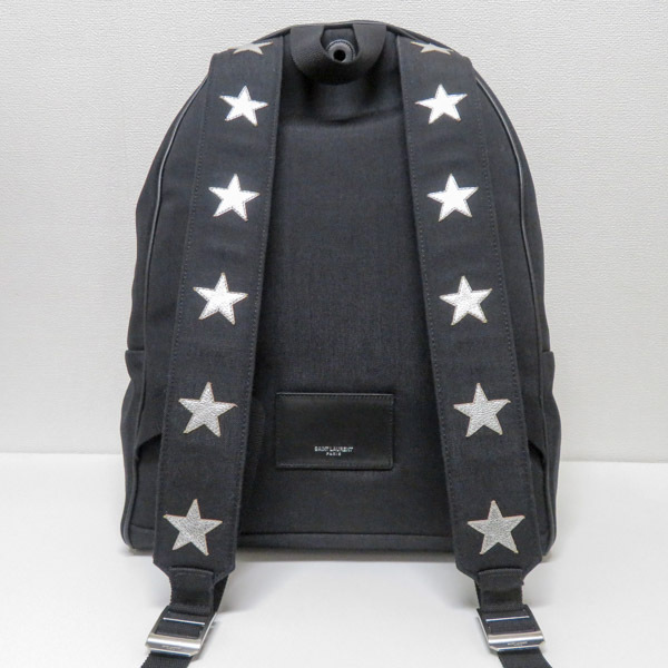  sun rolan SAINT LAURENT PARIS Classic City California Star rucksack backpack black used beautiful goods [ quality iko-]