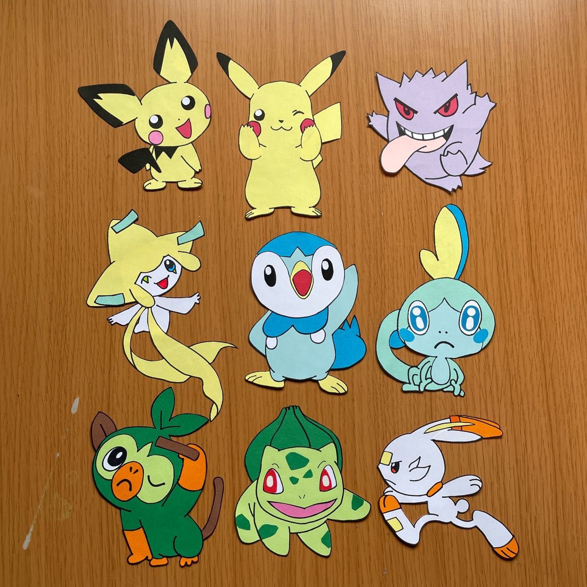 ポケモン 壁面飾り ハンドメイド