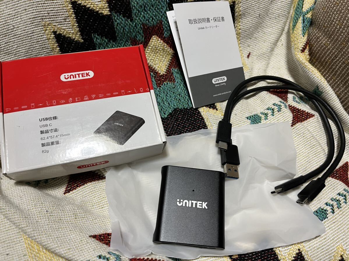 UNITEK R1004A カードリーダー タイプC フラッシュメモリー 未使用_画像2