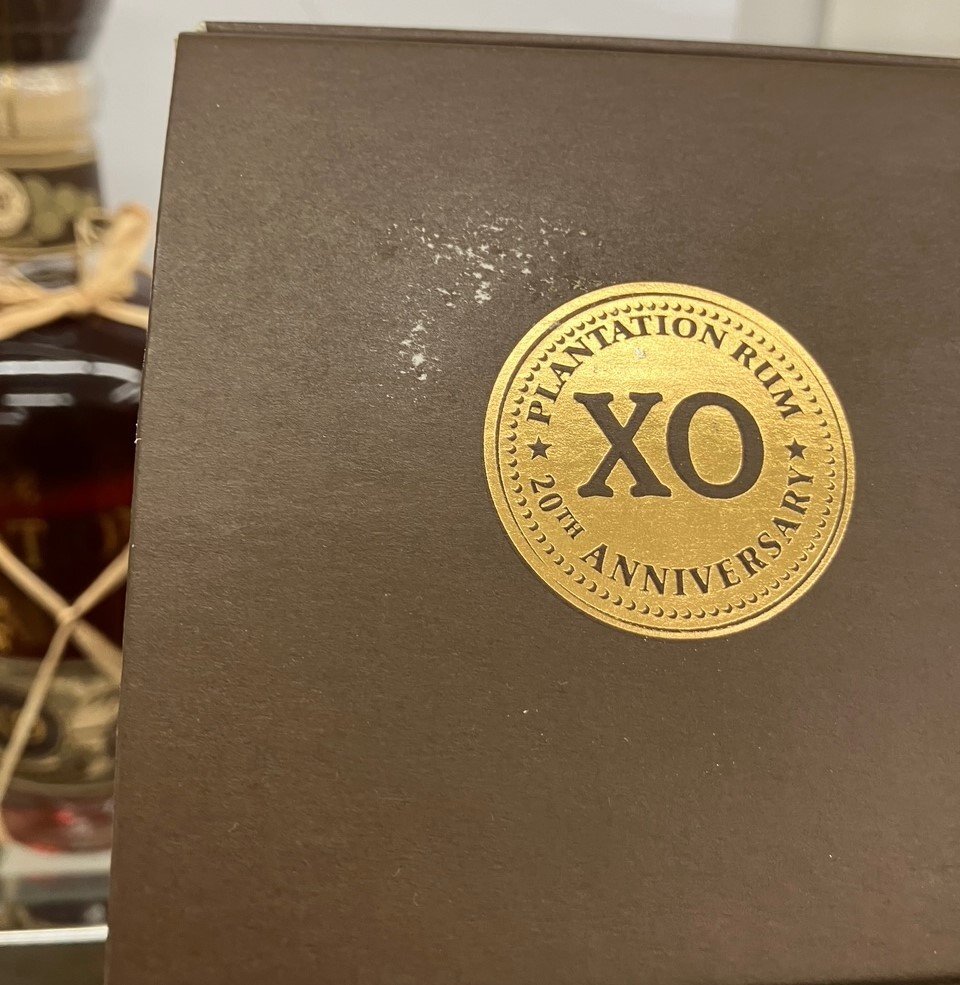 プランテーションラムXO 20ANNIVERSARY 700ml 40% 2本セット　箱付　※化粧箱一部汚れ等ございます。_画像4