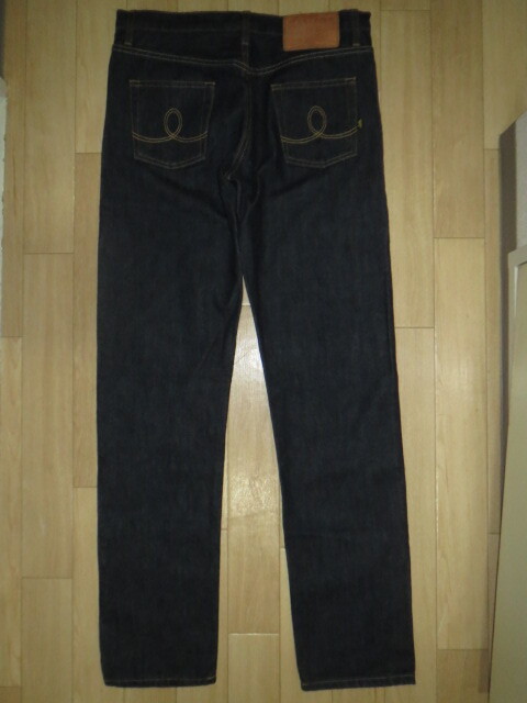 美品 ベニーゴールドBENNY GOLD " GOLD STANDARD DENIM RAW " INDIGO W32_画像3