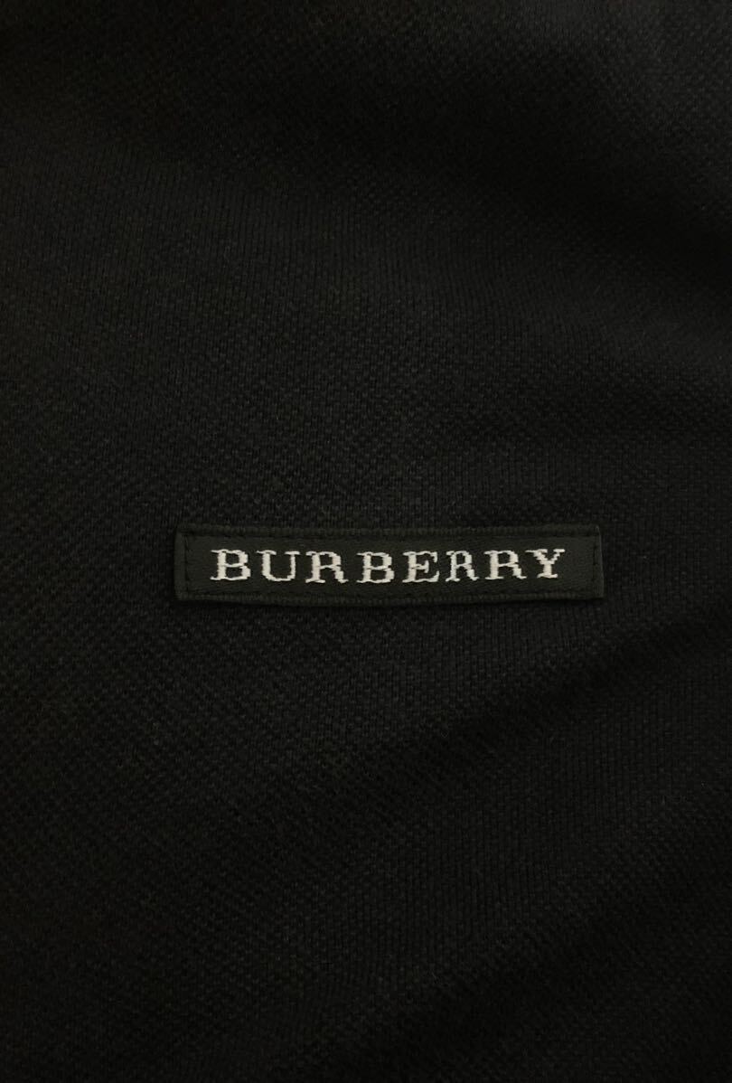 BURBERRY GOLF（バーバリーゴルフ）LLサイズ メンズ用 長袖ポロシャツ（黒）送料無料 ゴルフやお出かけの際に是非_画像4