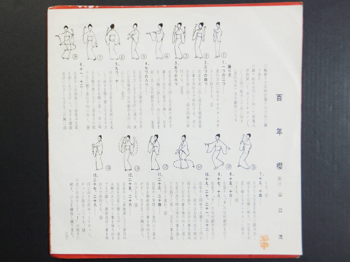[EP] 三波春夫 / 百年桜・明治の前夜 (1964)_画像2