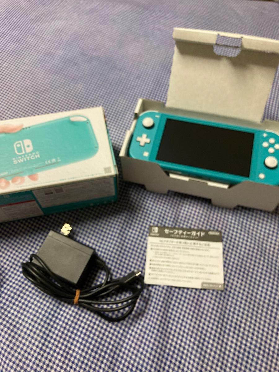 動作正常品】箱あり充電器あり Nintendo Switch Lite ターコイズ