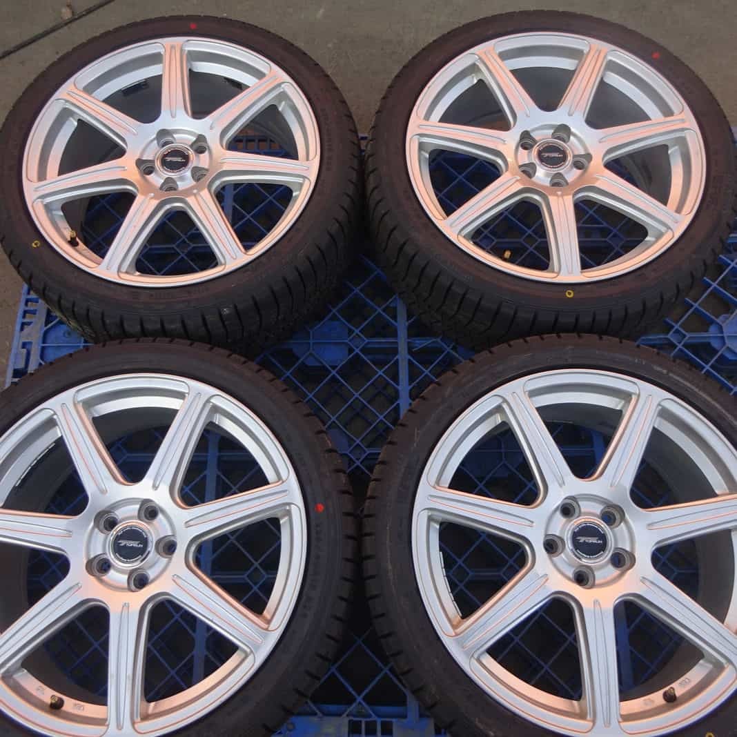 冬 新品 2023年製 4本SET 会社宛 送料無料 225/40R18×7.5J 92S ダンロップ WINTER MAXX WM03 アルミ インプレッサ プリウス 86 NO,Z5689_画像5