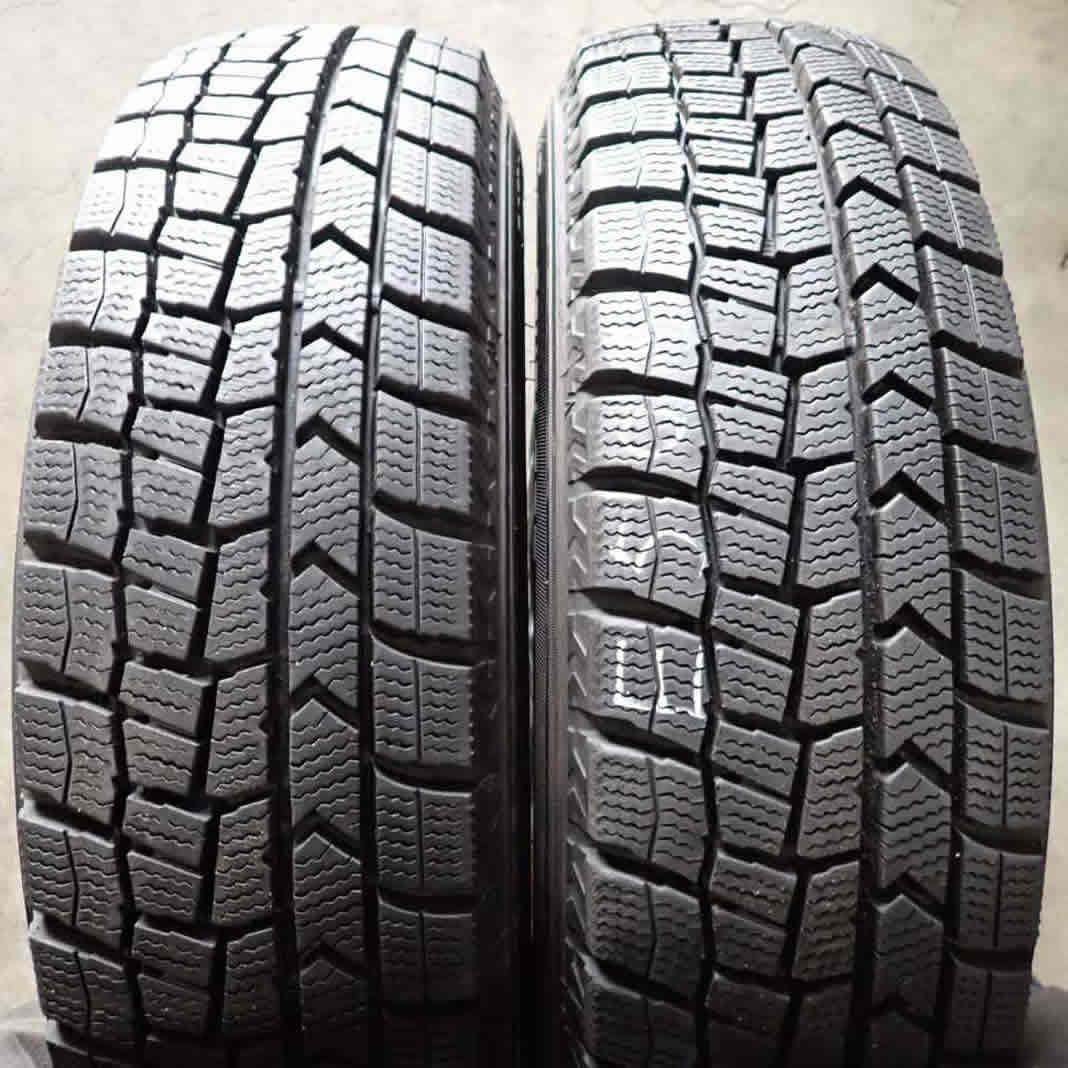 冬4本SET 会社宛 送料無料 155/70R13×4J 75Q ダンロップ WINTER MAXX WM02 2021年製 アルミ ピクシスエポック ラピュタ トッポBJ NO,E5053の画像4