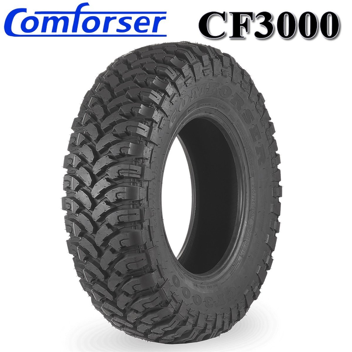 2023年製 新品 4本価格 会社宛 送料無料 185/85R16 6PR 夏 Comforser CF3000J マッド M/T ジムニー クロスオーバー リフトアップ NO,SH334の画像4