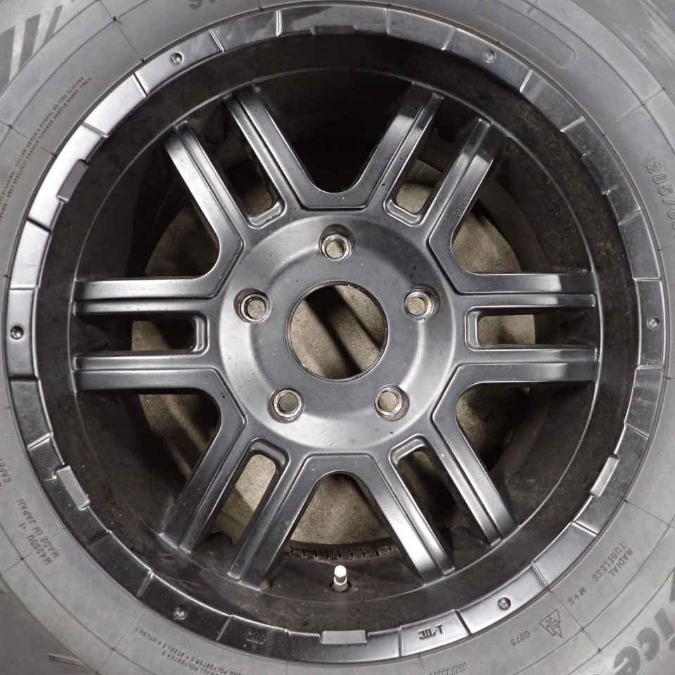 冬4本SET 会社宛送料無料 285/60R18×9J 116Q ヨコハマ YOKOHAMA アイスガード G075 アルミ ランドクルーザー200 店頭交換OK 特価 NO,C3447_画像2