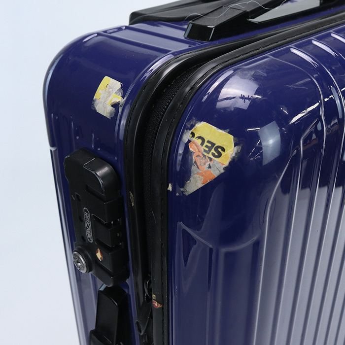 中古リモワRIMOWA サルサ ポリカーボネート　ブランド 857.52 ブルー系　 ランク：AB us-2_画像7