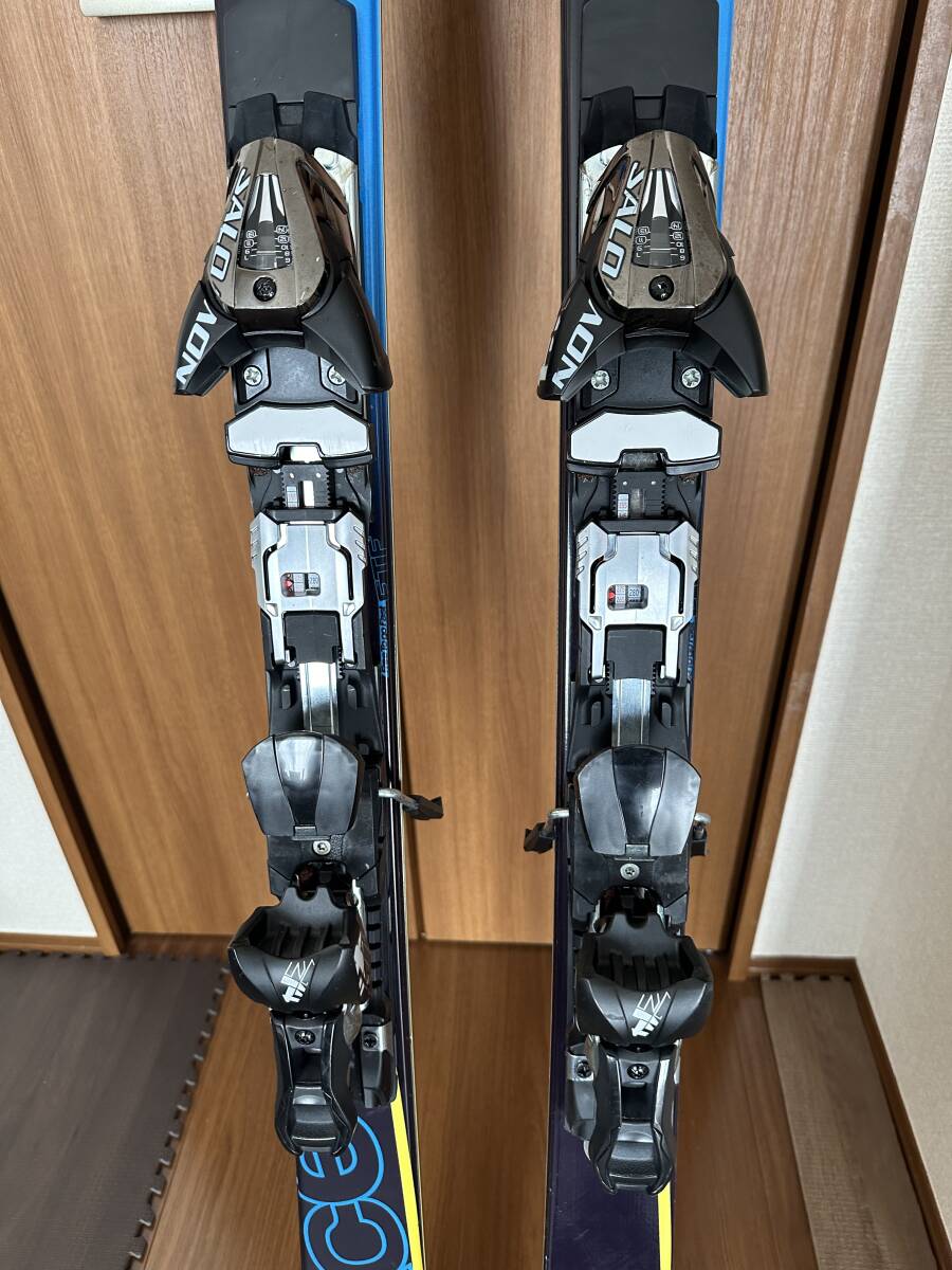 SALOMON サロモン　スキー板　X-RACE＋ＲＡＣＥ　ＰＬＡＴＥ　Ｚ－１４スピード　長さ１７５センチ　R16.8　ベルクロ付き_画像4