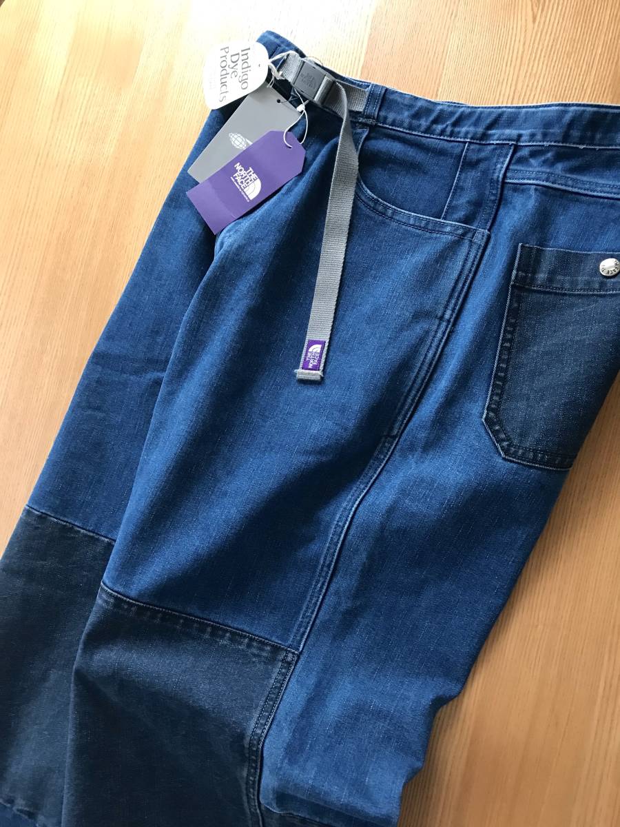 the north face purple label broken twill denim pants