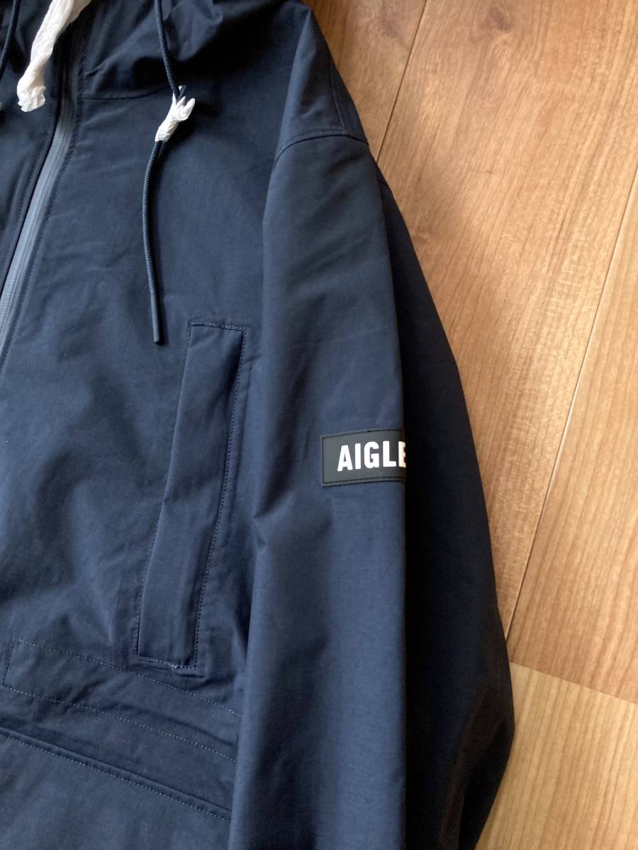 42,900円 / AIGLE / 透湿・防水 フラップポケット マウンテンパーカー ジャケット / ネイビー / XL サイズ / エーグル T-KIT 対応_画像6