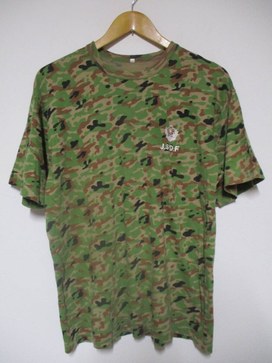 JSDF 自衛隊 迷彩Tシャツ Lサイズ_画像1