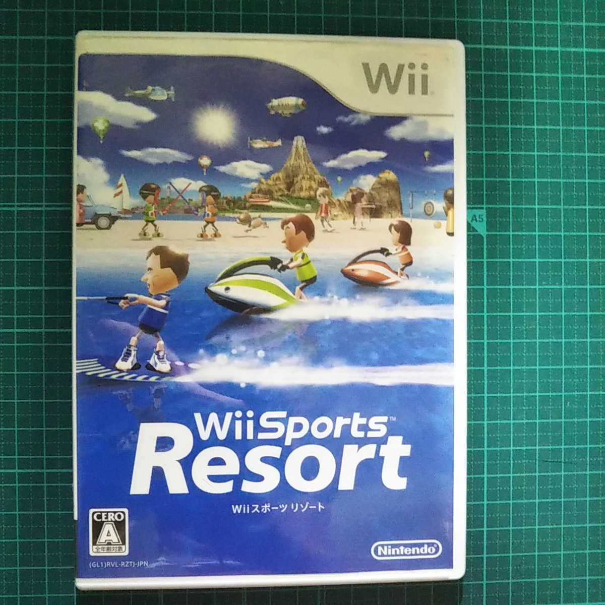 Он продается в виде пустой коробки. Диск - это бонус. Нет руководства по инструкции Wii Sports Resort.