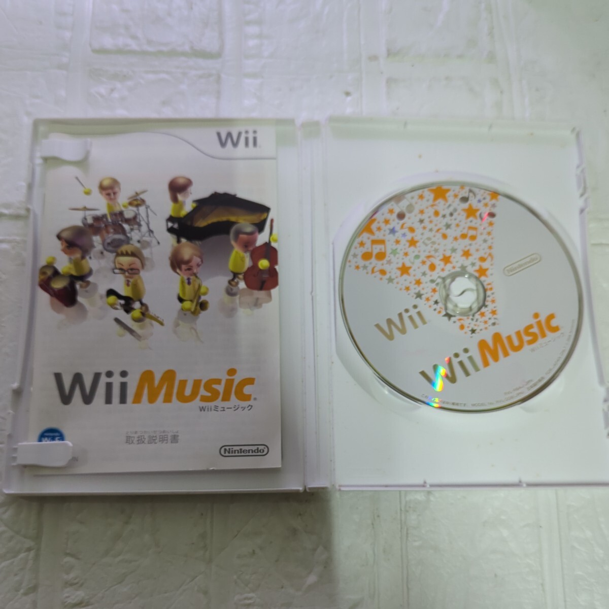Wiiソフト wii Music取引説明書付ディスクにすりきずがあります_画像3