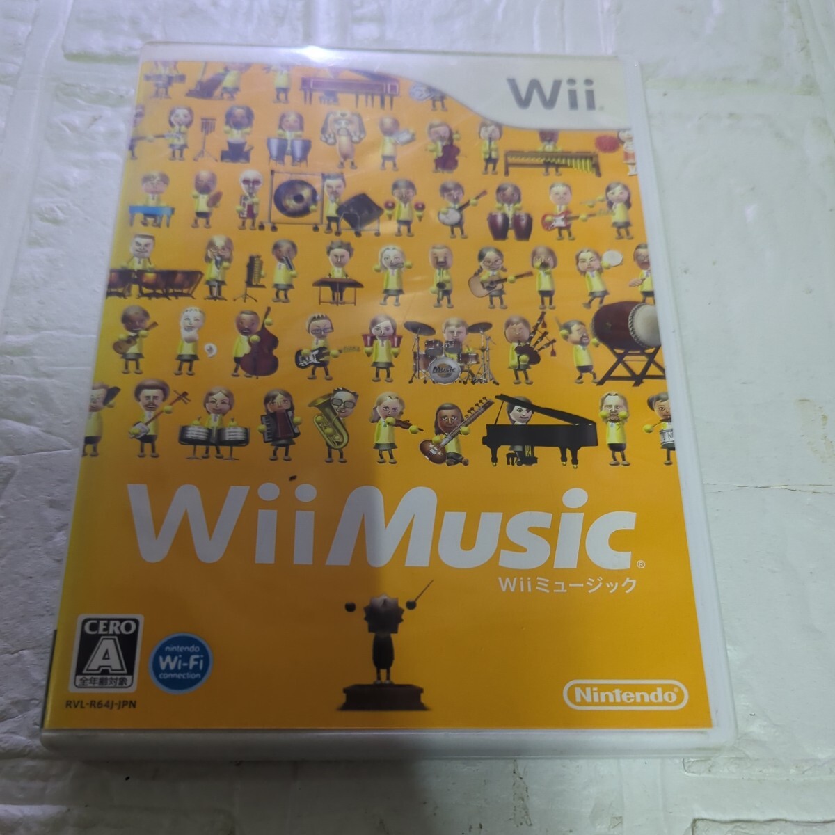 Wiiソフト wii Music取引説明書付ディスクにすりきずがあります_画像1