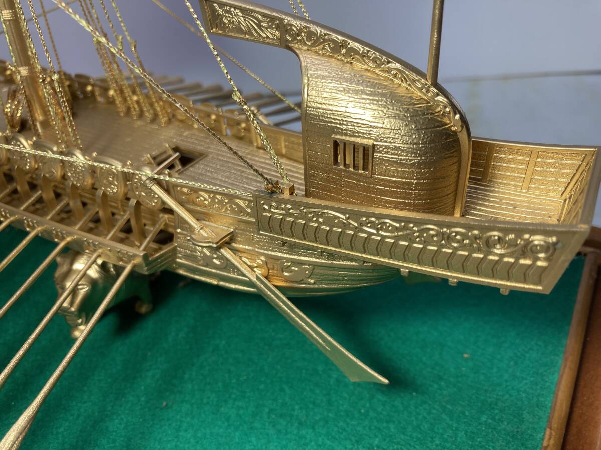帆船模型 オール付き仕様 良好品 ＃帆船 ＃船 ＃模型 ＃アンティークの画像7