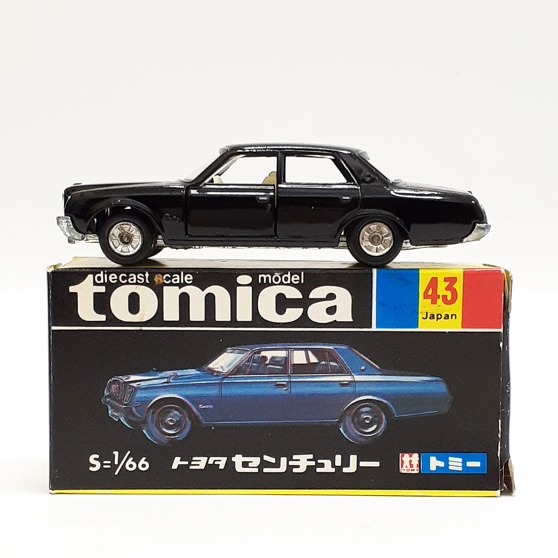 (完全現状品) TOMY トミカ 黒箱 43 トヨタ センチュリー 日本製 当時物 No.43 TOYOTA tomica 詳細不明 (ジャンク扱い) ※c1_画像1