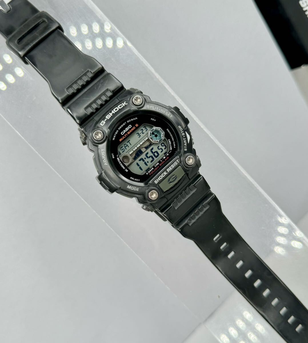 美品 G-SHOCK GW-7900-1JF タフソーラー 電波受信 電波ソーラー マルチバンド6 ブラック グレー タイドグラフ/ムーンデータ表示機能の画像10