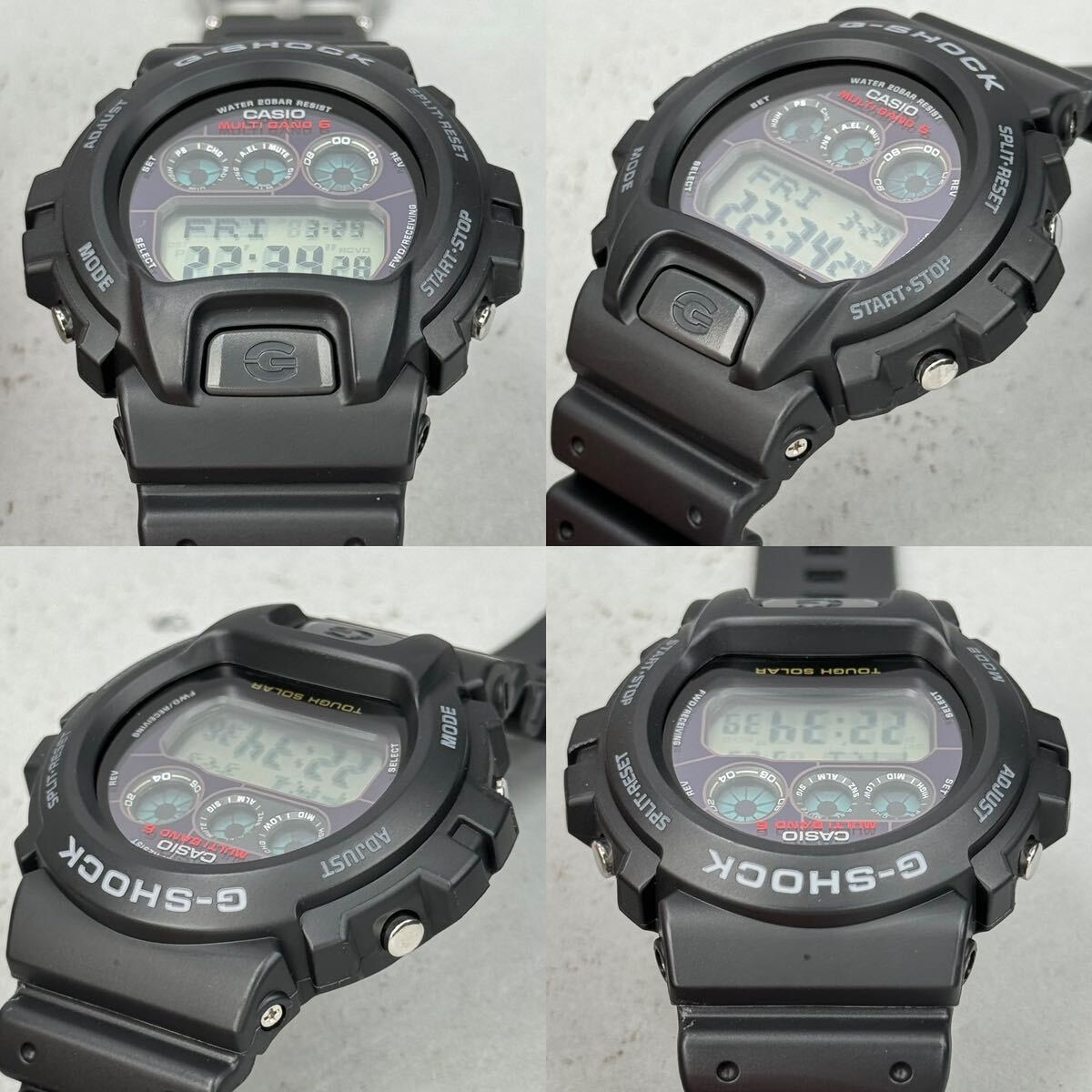 未使用 極美品 箱説明書付 CASIO G-SHOCK GW-6900-1JF タフソーラー 電波受信 電波ソーラー マルチバンド6 デジタル ブラック 三つ目の画像4