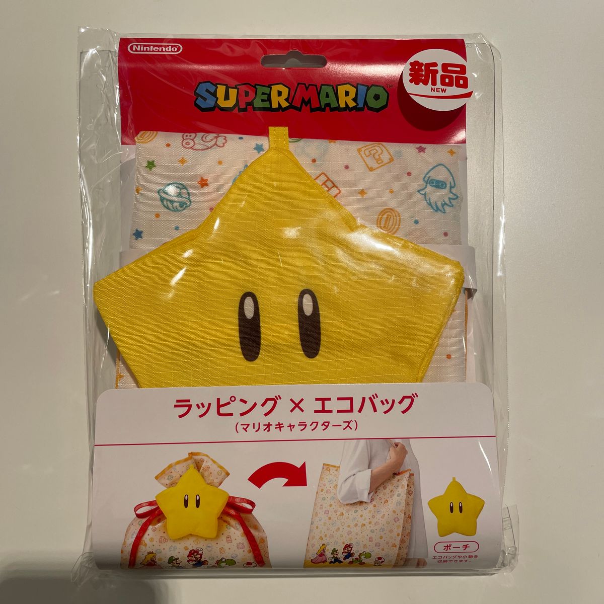 【yuuu様】gelato pique/スーパーマリオ/エコバッグ/スター スーパーマリオ ラッピング×エコバッグ スター 任天堂|Yahoo