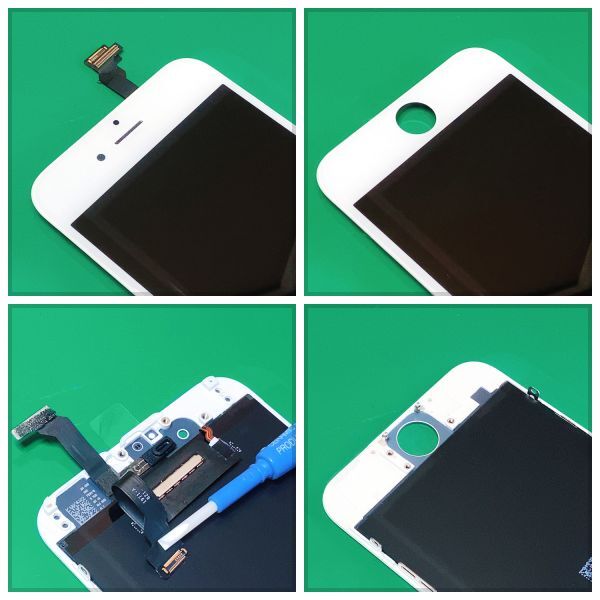 iPhone6 高品質液晶 フロントパネル 白 高品質AAA 互換品 LCD 業者 画面割れ 液晶 iphone 修理 ガラス割れ 交換 ディスプレイ 工具無_画像2