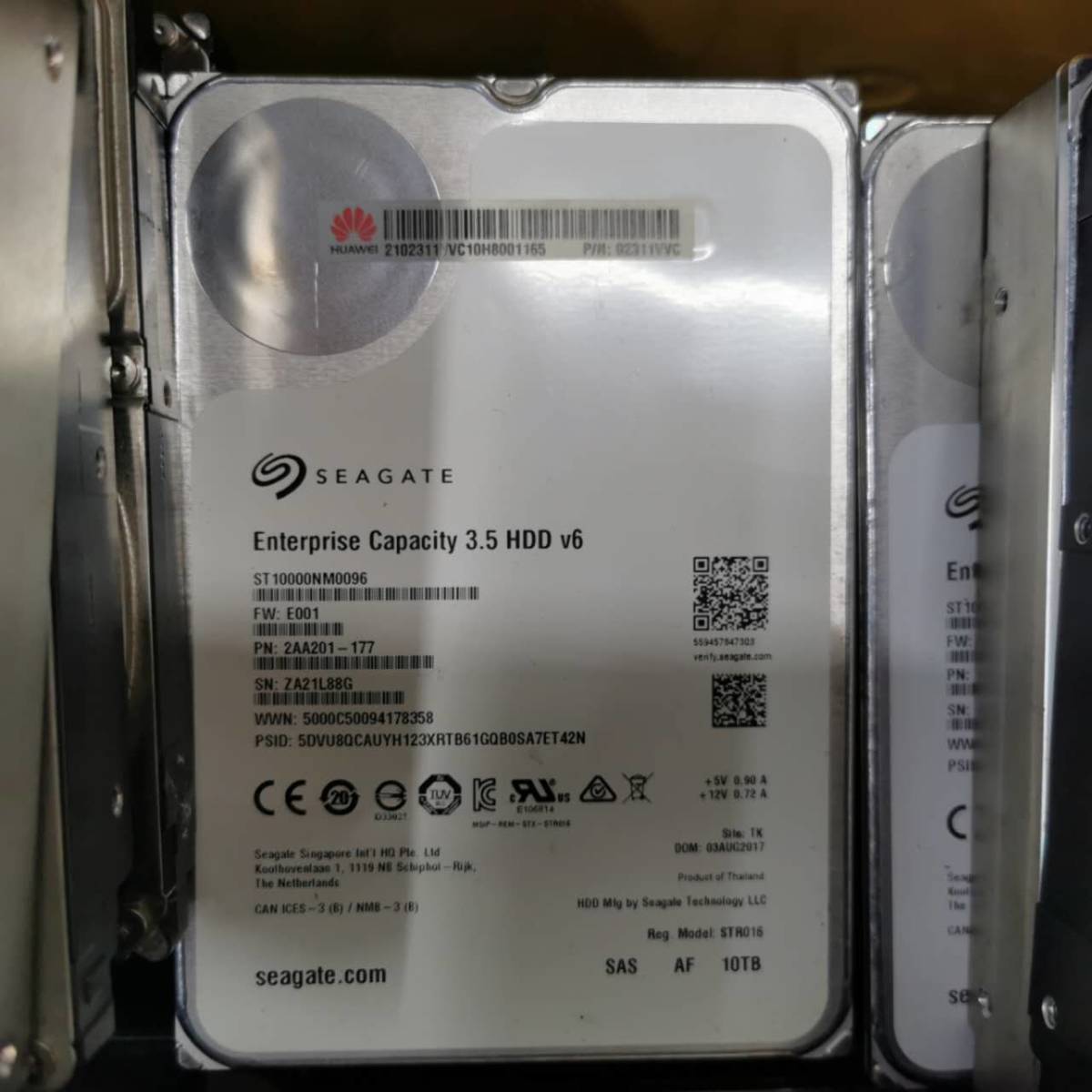 SEAGATE 3.5HDD V6 10TB 動作未確認 ジャンク品 現状渡し_画像7