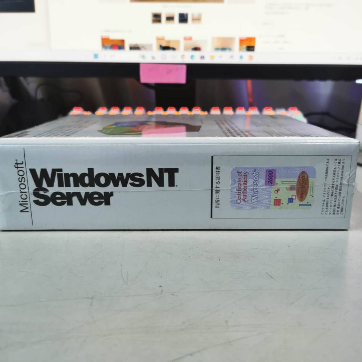 新品未開封品 Microsoft Windows NT 4.0 Server アップグレード版（要NT Server3.1～3.51）　PC/AT、PC98シリーズ対応_画像3