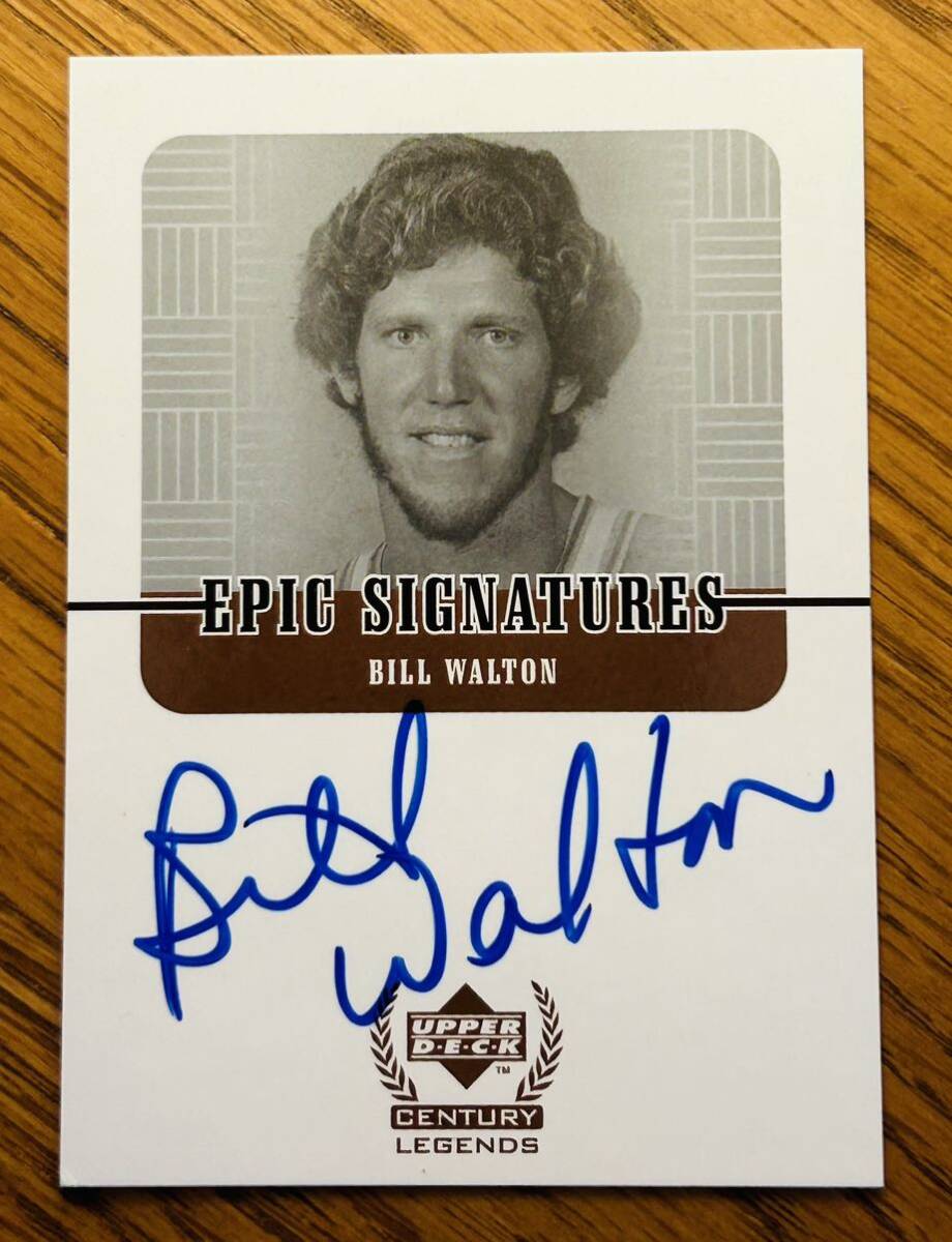 1999 Upper Deck Century Legends Bill Walton Epic Signatures #BW直筆サイン の画像1