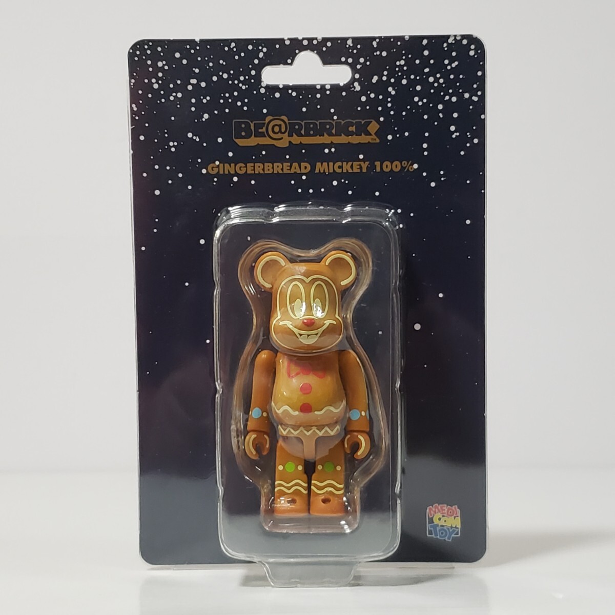 BE@RBRICK ベアブリック CHRISTMAS LOVE クリスマス GINGERBREAD MICKEY ジンジャーブレッド ミッキー Disney 香港限定 100% 未開封_画像2