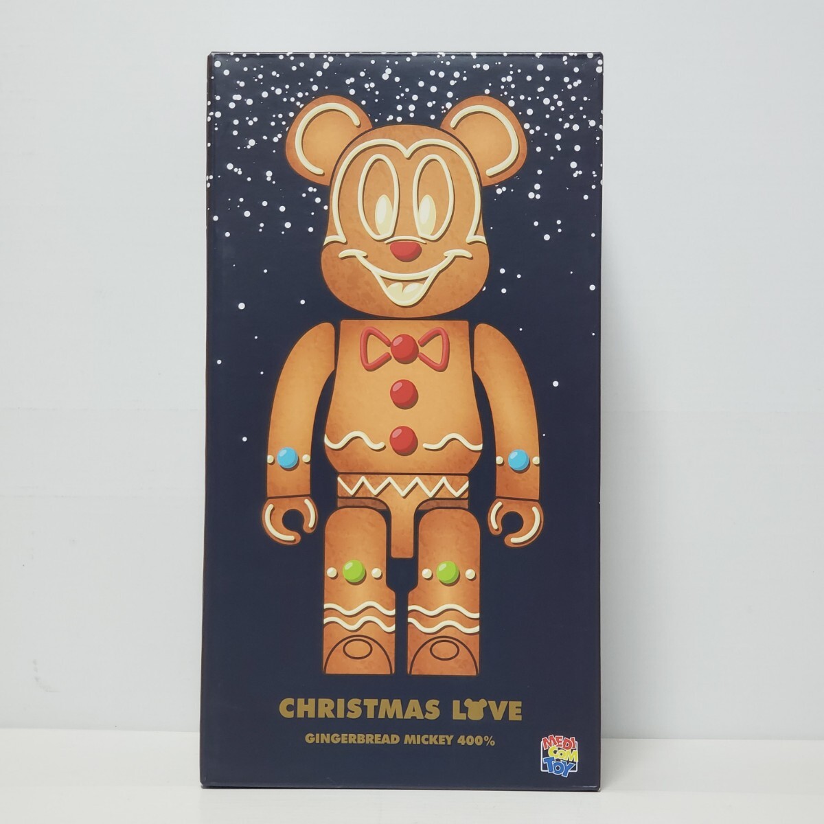 BE@RBRICK ベアブリック CHRISTMAS LOVE クリスマス GINGERBREAD MICKEY ジンジャーブレッド ミッキー 香港限定 400% 未開封