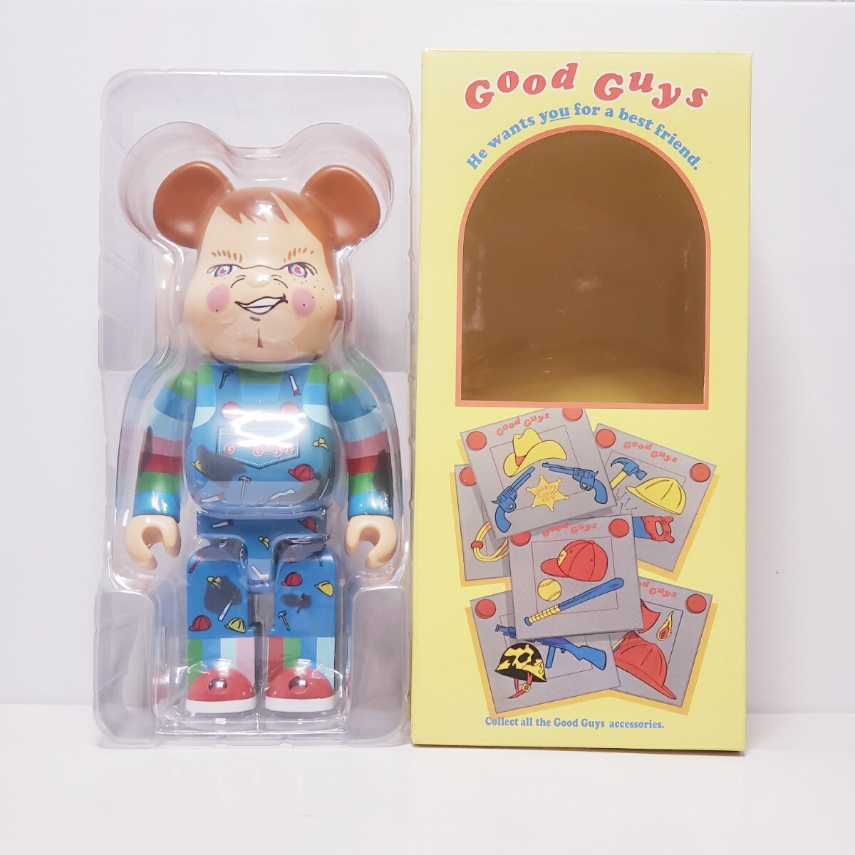 be@rbrick ベアブリック CHILD'S PLAY チャイルドプレイ GOOD GUY グッドガイ CHUCKY チャッキー 400% 開封の画像2