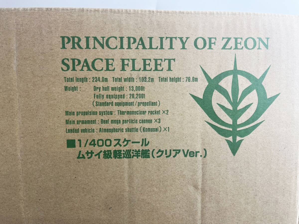  не собран товар Gundam коллекция Neo 1/400m носорог класс легкий ... прозрачный VERSION не продается редкий редкость Bandai не использовался BANDAI 1 иен ~