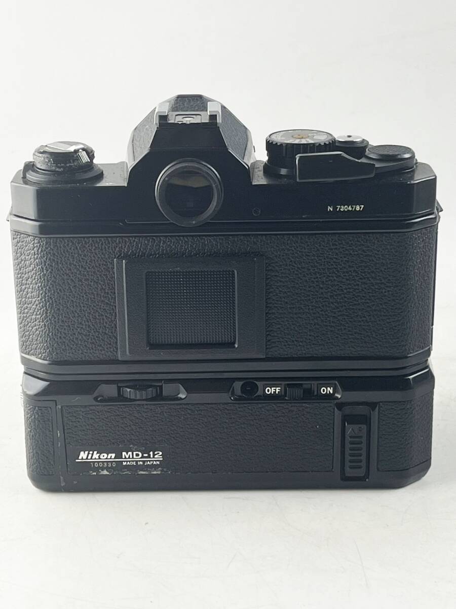 １円～ Nikon FM2 フィルムカメラ 一眼レフカメラ ブラック ボディ 28mm 3.5 レンズ シャッター確認済み_画像5