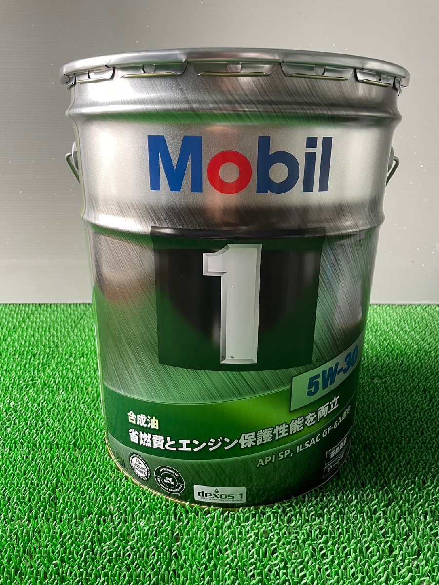 【即決】 送料込 新品 エンジンオイル モービルワン Mobil 1 梱包無発送 5W-30 20L (BP0044_画像1