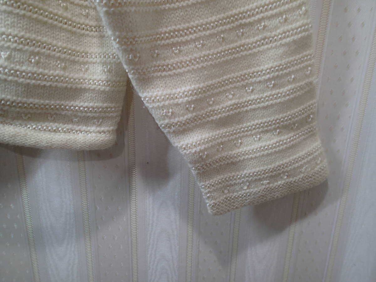 o price cut *CELINE/ Celine /... clothes 90.* outing . pretty knitted bolero ( ivory )/s1031