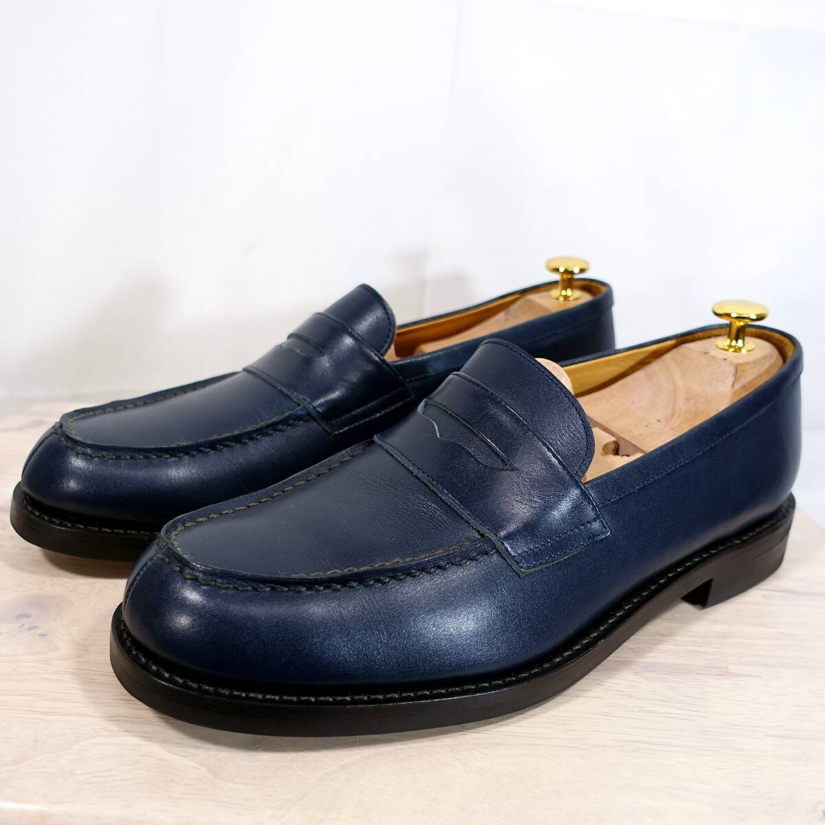 [ превосходный товар ]enda- лыжи ma монета Loafer Hender Scheme new standard loafer размер 6(27.5~28.0 соответствует ) темно-синий 