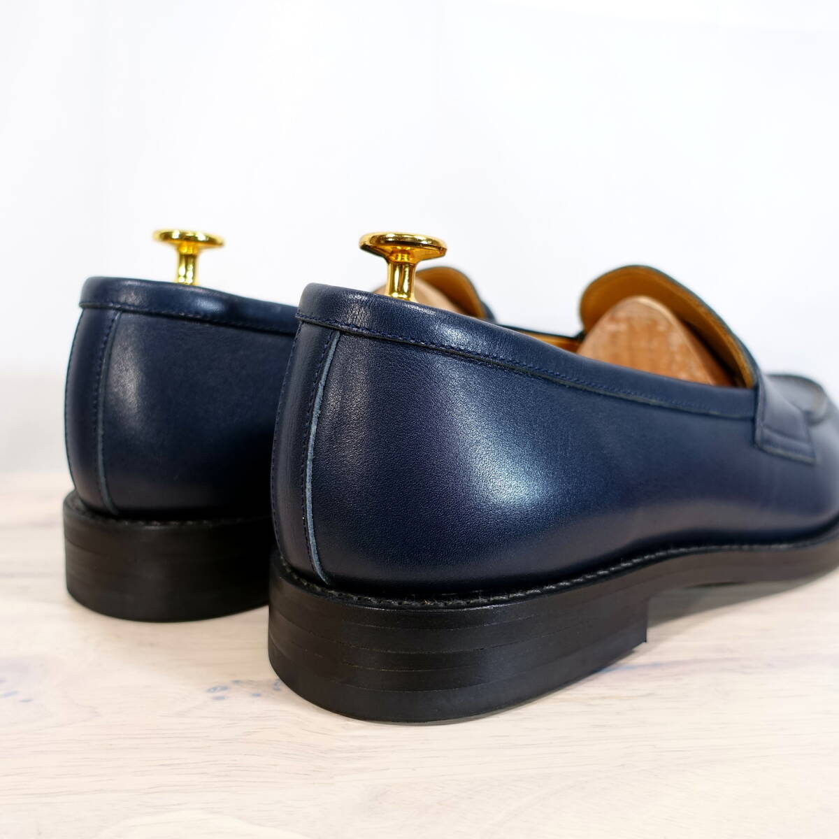 [ превосходный товар ]enda- лыжи ma монета Loafer Hender Scheme new standard loafer размер 6(27.5~28.0 соответствует ) темно-синий 