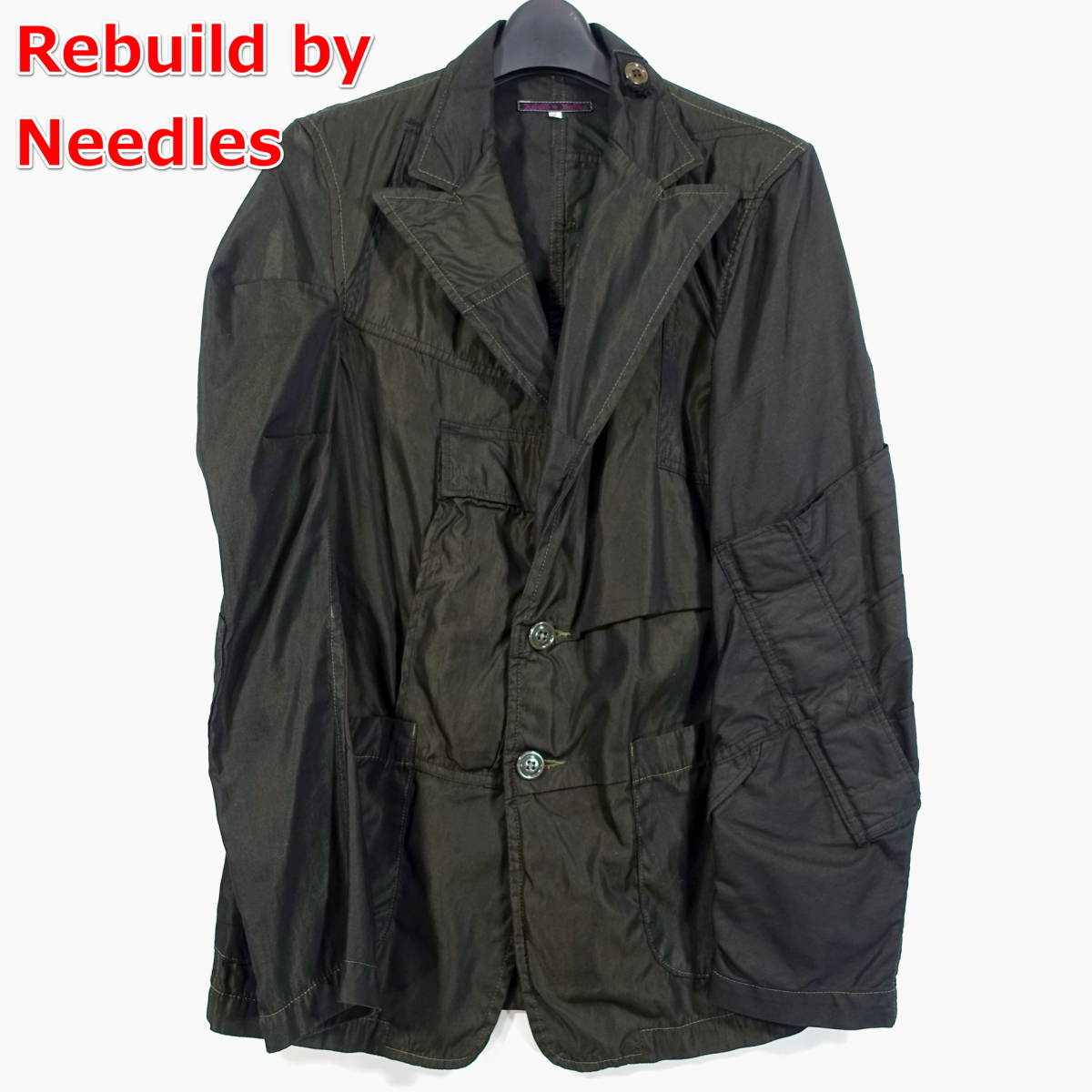 【良品】リビルドバイ ニードルス　M-65再構築ジャケット　Needles　Rebuild by Needles　（Remake BDU Peaked Lapel Jacket）　サイズＳ