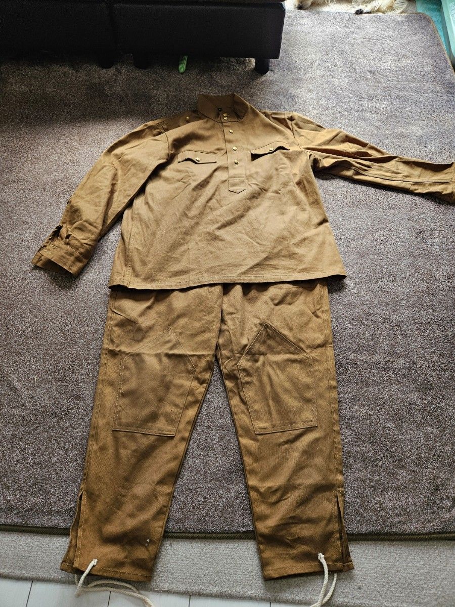 M43ルパシカ上下 ソ連軍 軍服 m43ルパシカ 上下セット 複製品|Yahoo!フリマ(旧