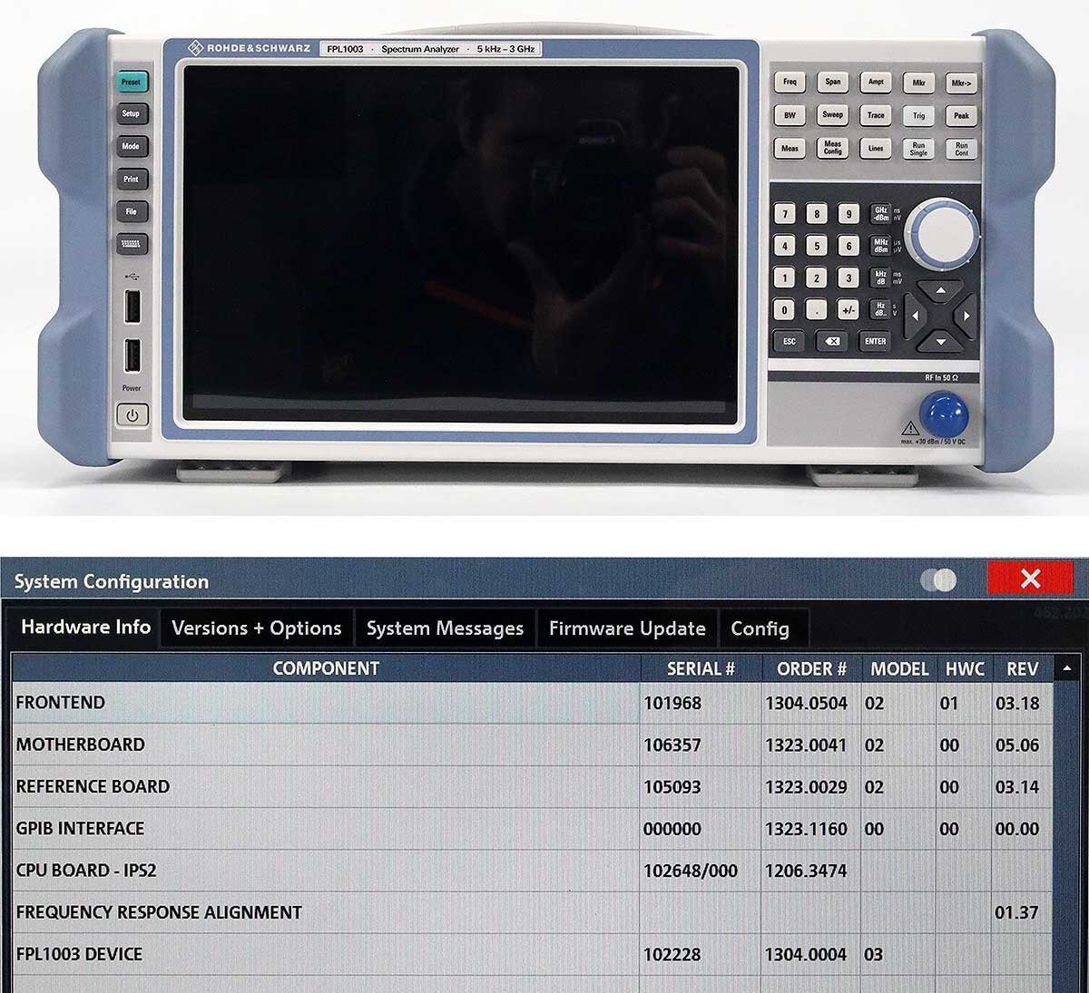 Rohde & Schwarz ローデ・シュワルツ スペクトラムアナライザ FPL1003 5kHz-3GHz【中古】J□の画像2