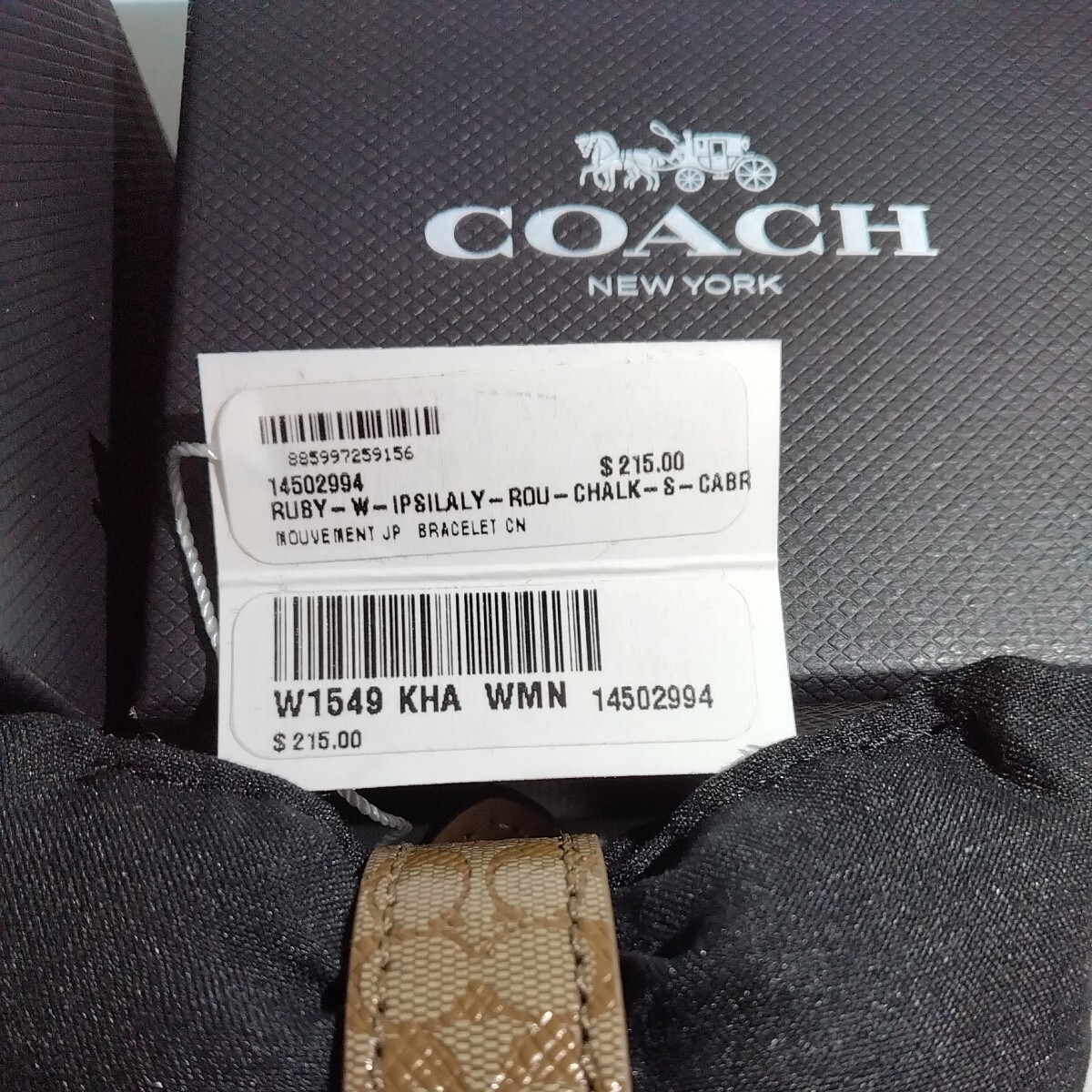 ★新品未使用★ コーチ COACH クオーツ 腕時計 14502994の画像3