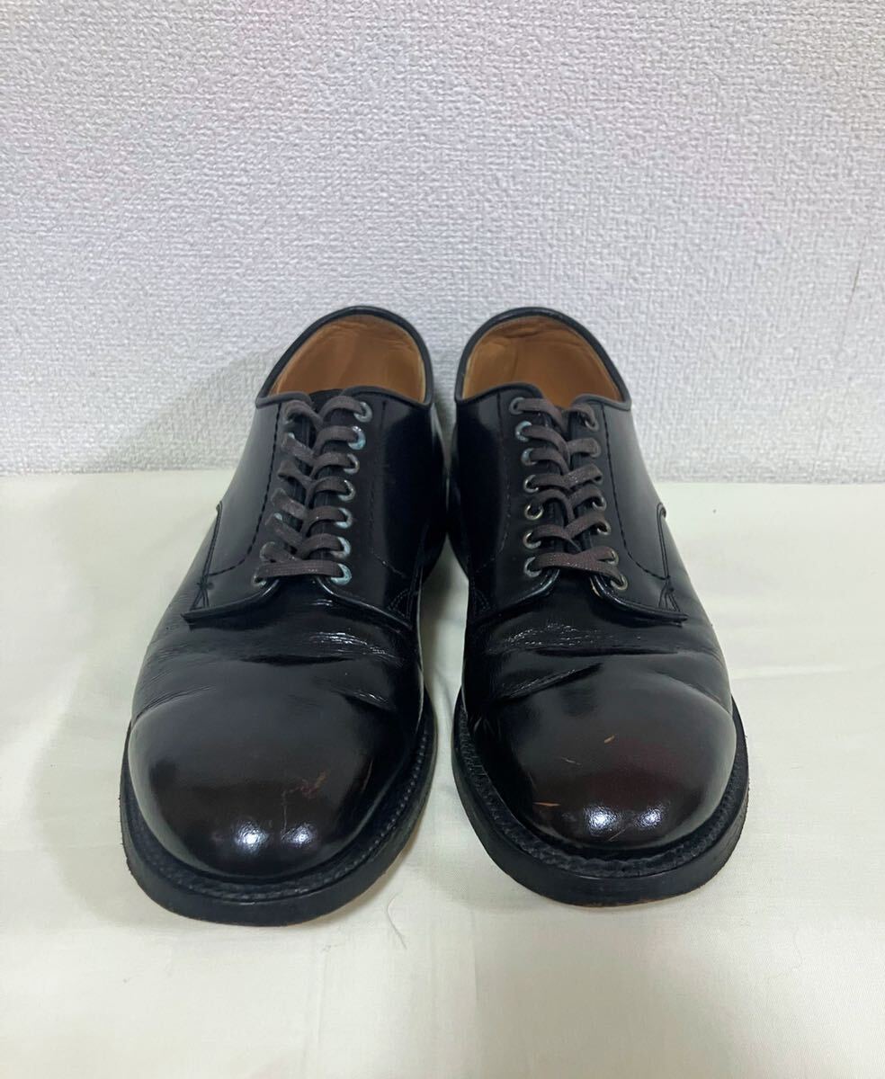 TMT стекло кожа платье обувь военная обувь сервис обувь Vintage обработка размер 9H сделано в Японии 