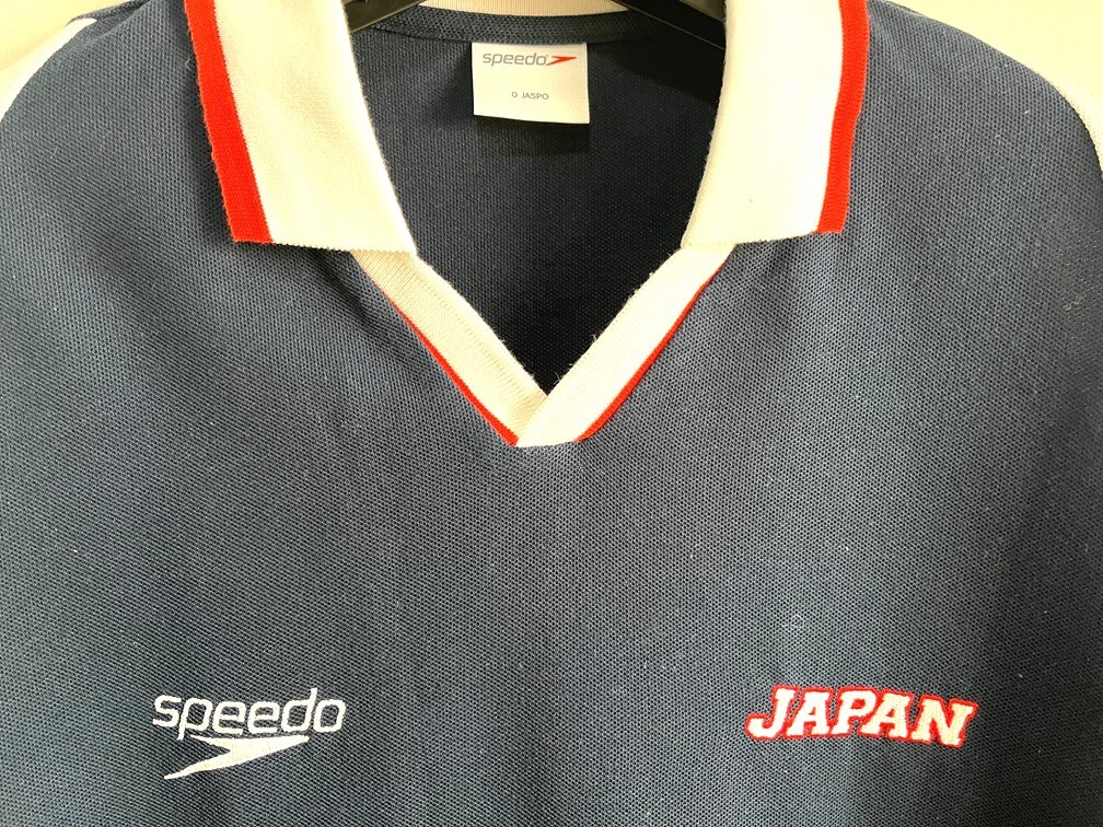 SPEEDO 水泳日本代表 支給品 ポロシャツ Oの画像3