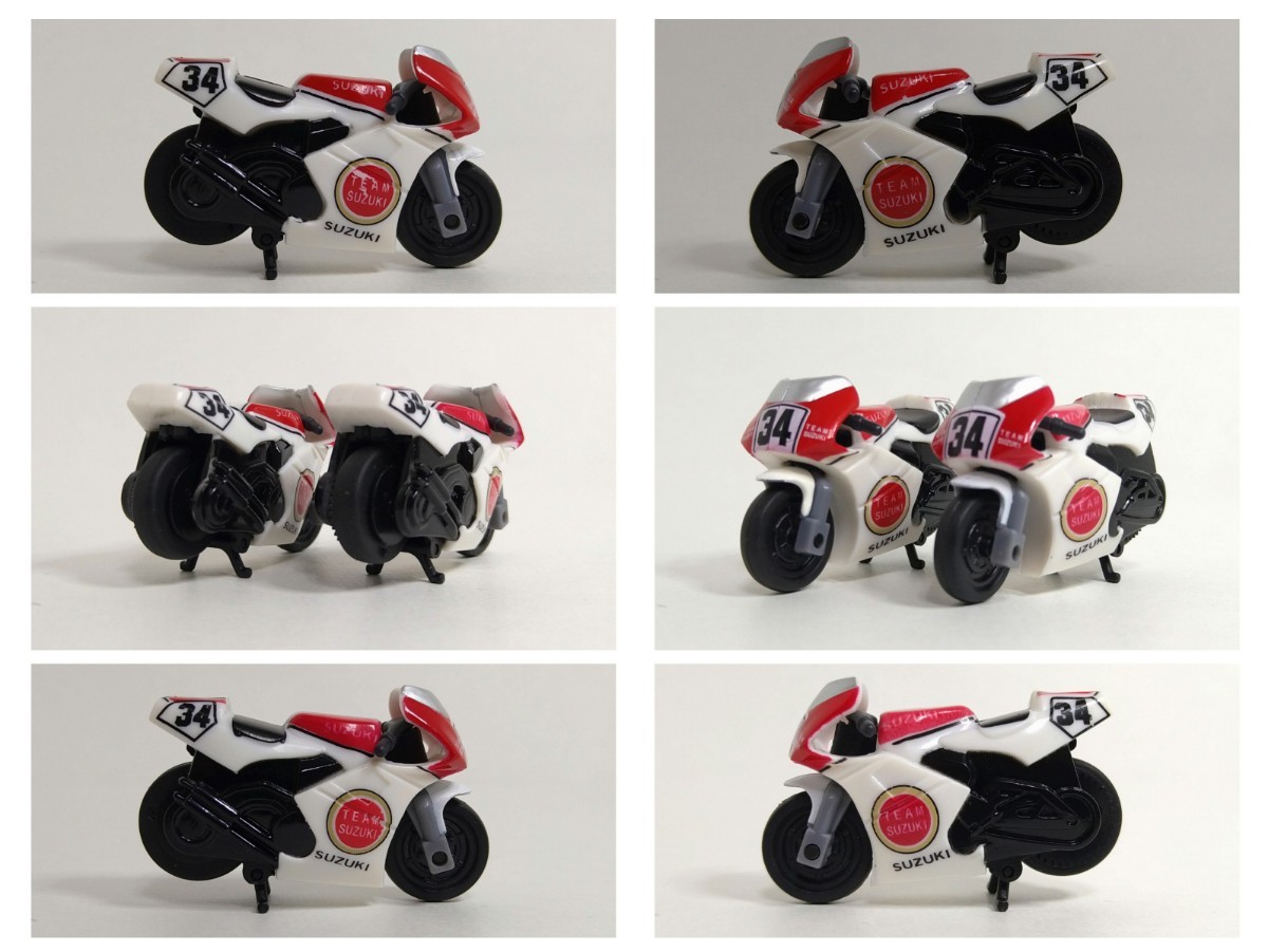 MotoGP 12台9種コンプリート 走る!最速 バイクコレクション フリクションバイク サントリーコーヒーボス NSR500 YZR500 YZR-M1 RGV-Г500_画像4