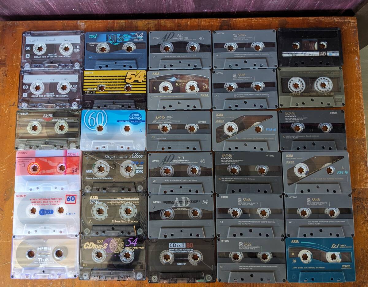 中古 カセットテープ 30本の画像1