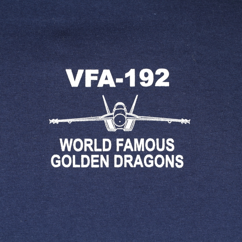 VFA-192 GOLDEN DRAGONS ヒストリーTシャツ ブラック Sサイズの画像4