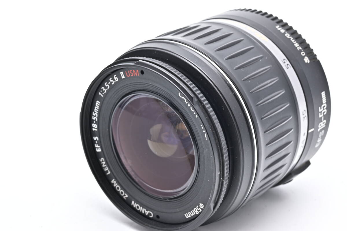 1C-477 Canon キヤノン EOS Kiss Digital X EF-S 18-55mm f/3.5-5.6 II USM 一眼レフデジタルカメラ_画像9