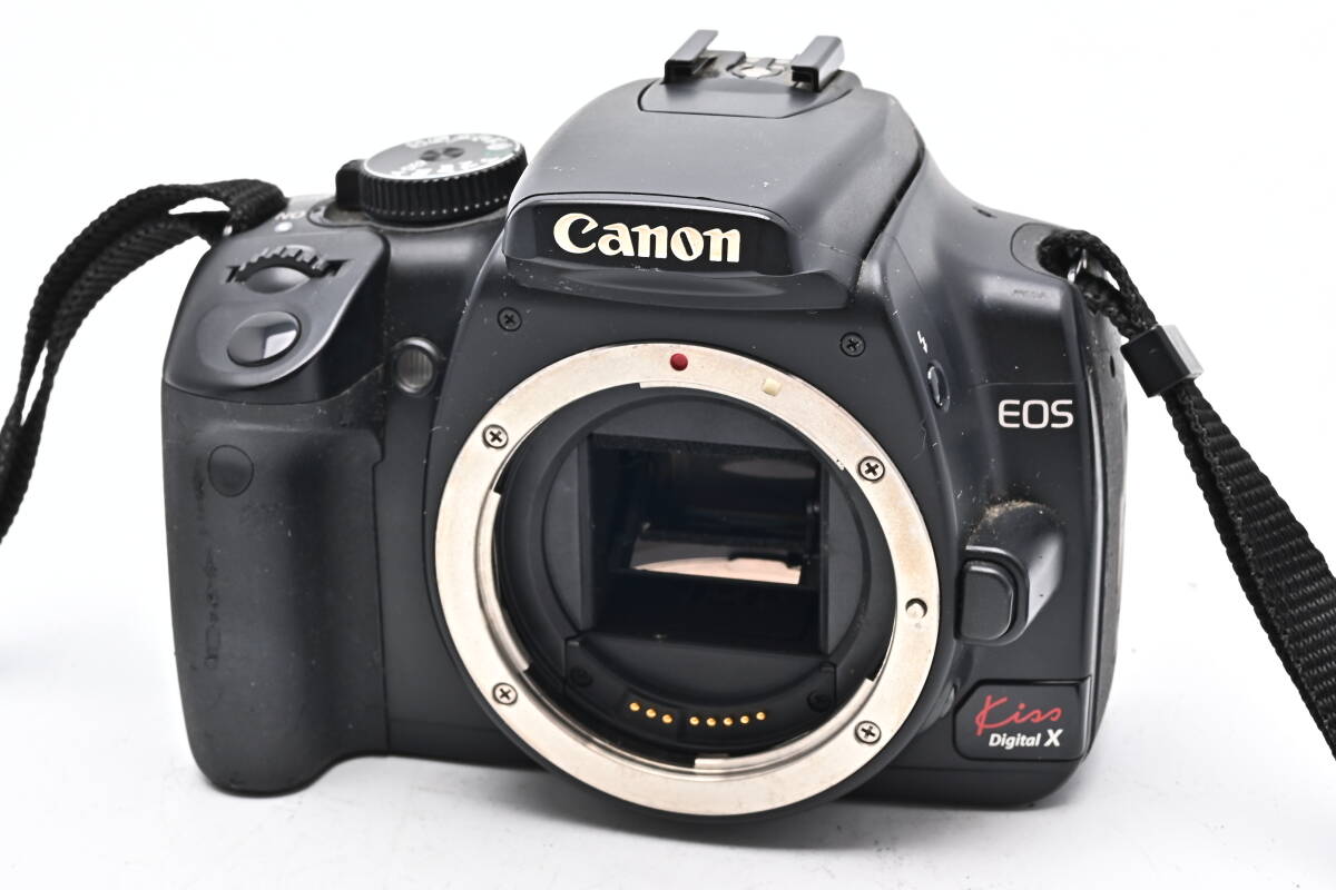 1C-477 Canon キヤノン EOS Kiss Digital X EF-S 18-55mm f/3.5-5.6 II USM 一眼レフデジタルカメラ_画像2