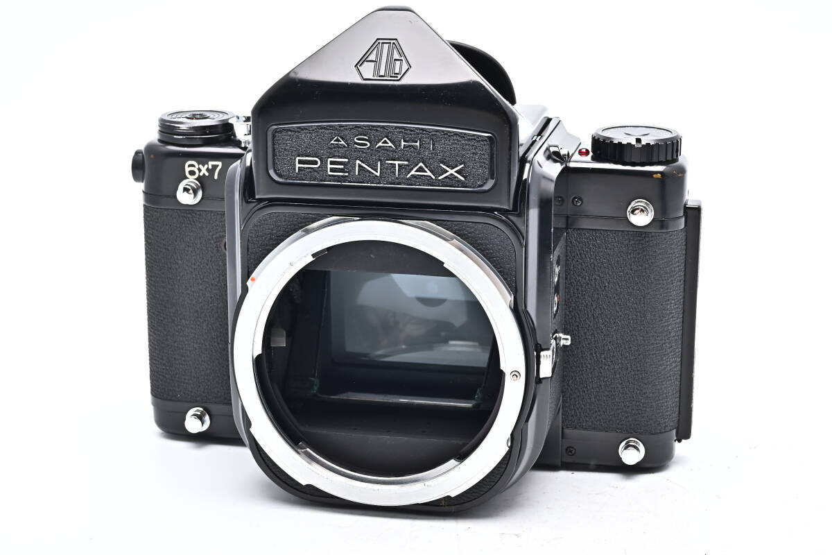 1C-598 PENTAX ペンタックス 6X7 アイレベル Super-Multi-Coated TAKUMAR/6X7 105mm f/2.4 + 200mm f/4 中判カメラ_画像2